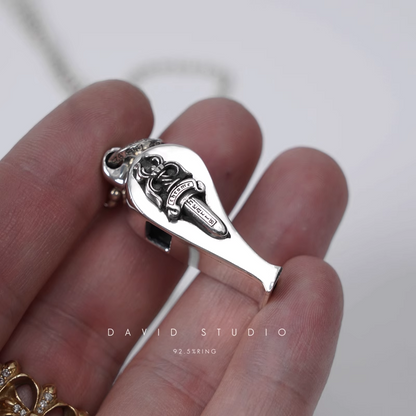 Chrome Hearts Dagger Whistle Pendant – Ball Chain