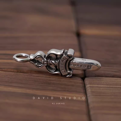 Chrome Hearts Double Dagger Pendant