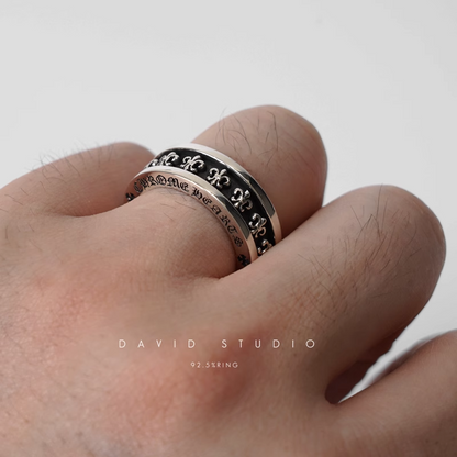 Chrome Hearts Small BS Fleur Ring