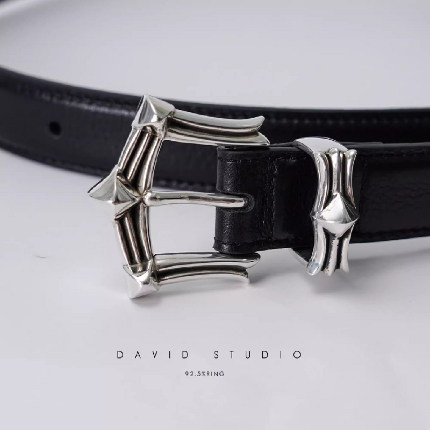 Chrome Hearts Gem Buckle Cowhide Belt