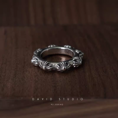 Chrome Hearts Cross Band Ring