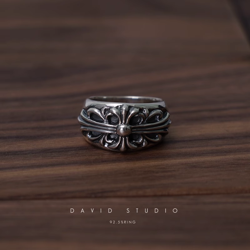 Chrome Hearts Floral Cross Ring