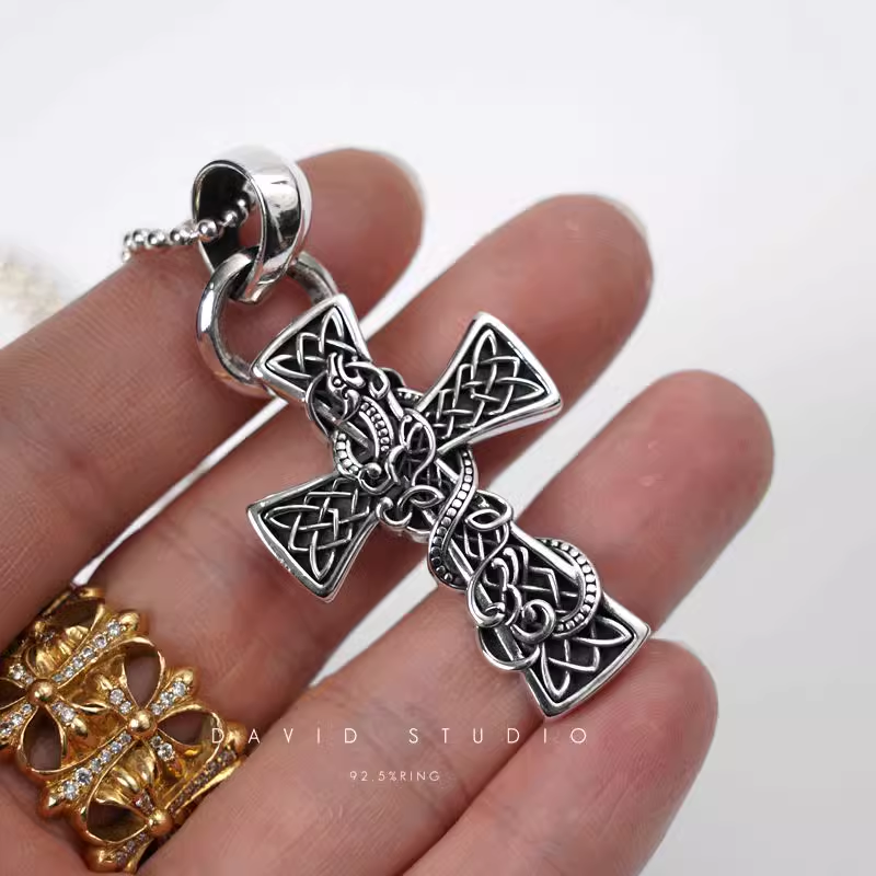 Chrome Hearts Celtic Cross Pendant – Ball Chain