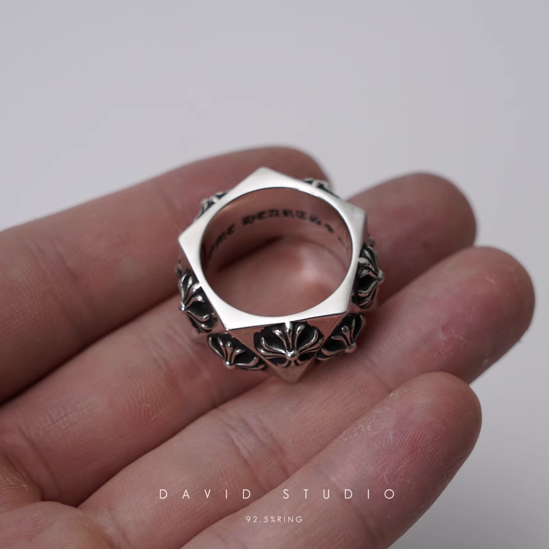 Chrome Hearts CH Plus Pentagon Ring