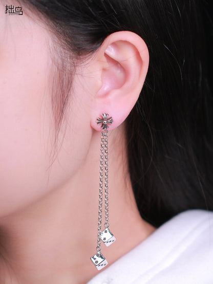 Chrome Hearts JoJo Dice Earring